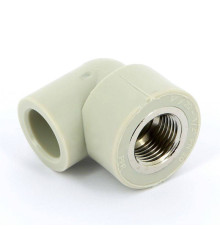 Угольник 90° полипропиленовый FV-Plast 20 мм x 1/2 ВР 218020