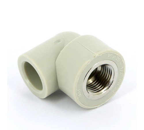 Угольник 90° полипропиленовый FV-Plast 20 мм x 1/2 ВР 218020