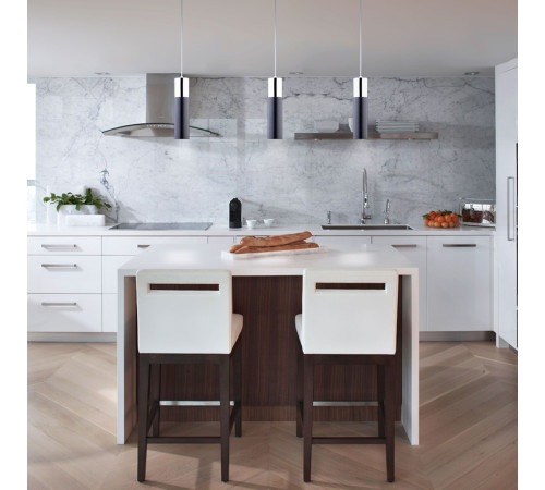 LED светильник подвесной в стиле лофт 50135/1 LED хром/черный