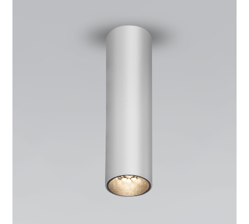 Накладной светодиодный светильник с антибликовой решеткой Pika 25031/LED 6W 4200K серебро