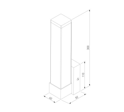 Настенный светодиодный светильник Jimy MRL LED 1110