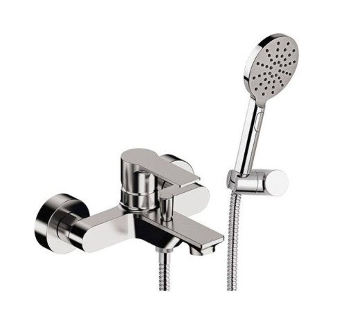 Смеситель для ванны Remer Energy с душевым набором хром EY02