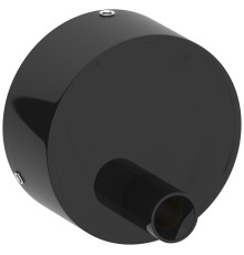 Короб скрытого подключения Стилье для электрических полотенцесушителей d5.7 см черный глянцевый 17100-0500