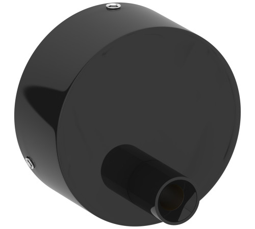 Короб скрытого подключения Стилье для электрических полотенцесушителей d5.7 см черный глянцевый 17100-0500