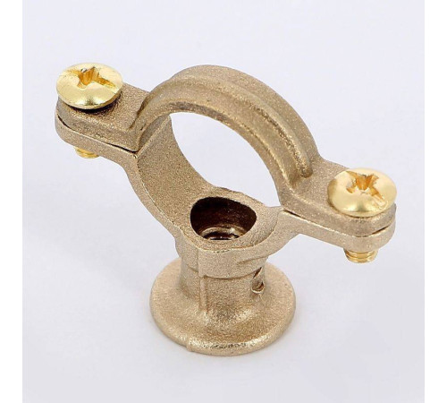 Хомут для труб декоративный Walraven BIS M6 18 мм латунь 0828018