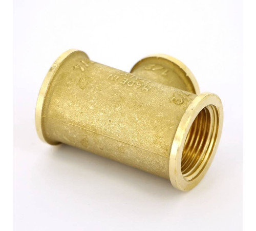 Тройник латунный Tiemme 3/4x1/2x3/4 ВР 1500049