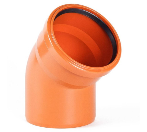 Отвод для наружной канализации ХЕМКОР 400 мм 45° 1455281