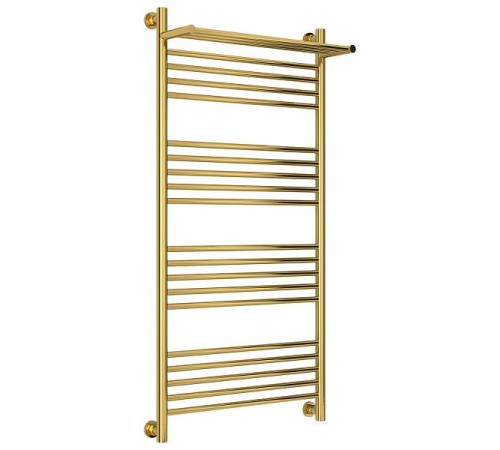 Полотенцесушитель водяной Сунержа Богема+ с 1 полкой 600x1200 мм золото 03-0223-1260