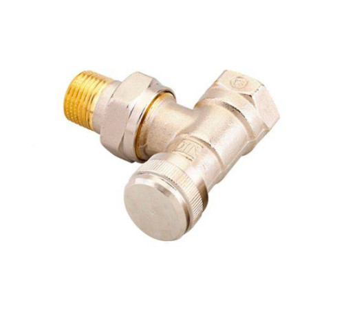 Клапан запорный Danfoss RLV-15 DN 15 прямой никелированный 003L0144