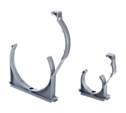 Хомут для канализации RTP пластиковый 50 мм серый 1154165