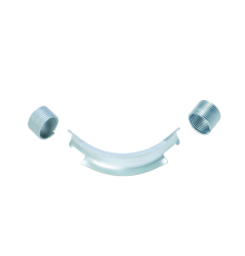 Фиксатор поворота трубы REHAU 25 мм 90° стальной с кольцами 1183365