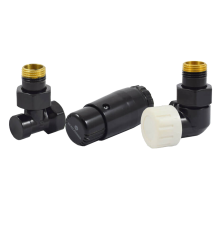 Комплект термостатический Schlosser Stand-D Mini 1/2 правый трехосевой RAL 9005 602200068