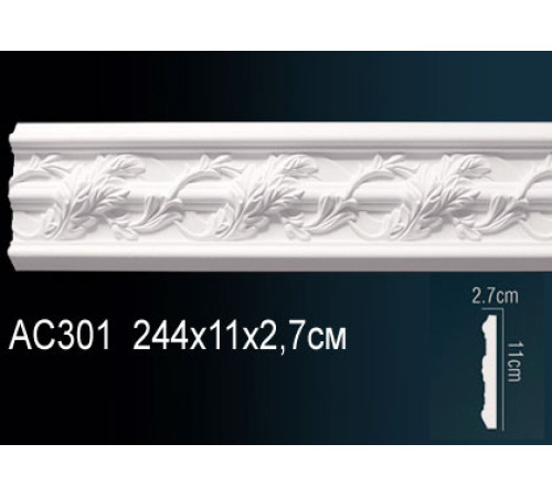 Молдинг Perfect полиуретановый для стен AC301