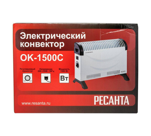 Конвектор электрический Ресанта ОК-С СТИЧ Вт ОК-С