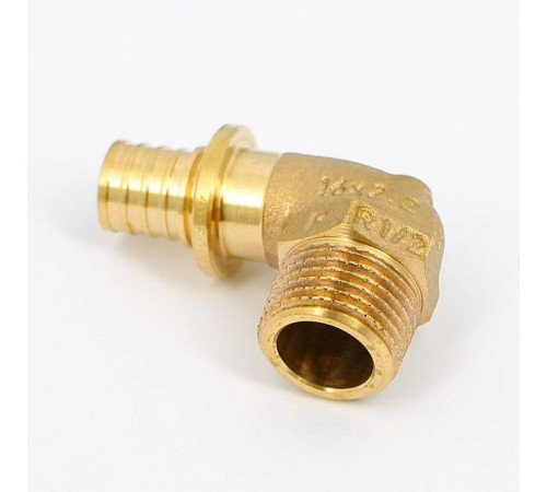 Угольник с наружной резьбой REHAU RAUTITAN RX+ 16x1/2 бронза 1456347001