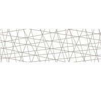 Декор (вставка) Cersanit Vegas белый 25х75 см VG2U051-63