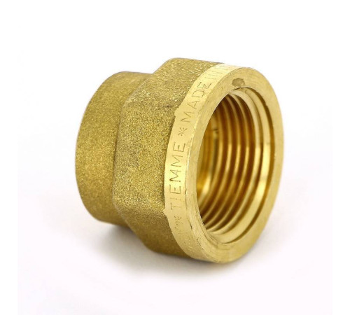 Муфта латунная Tiemme 3/4 x 1/2 дюйма ВР-ВР 1500046