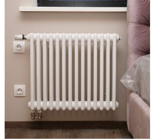 Трубчатый радиатор Arbonia 3057 20 секций нижнее подключение 3057/20 N69 твв RAL 9016