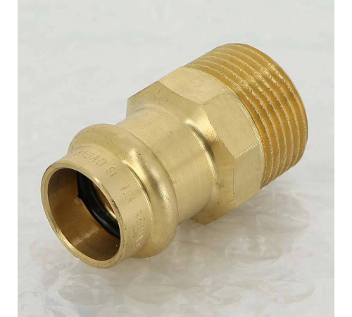 Муфта переходная пресс-Н Viega Sanpress бронза 18x3/4 283230