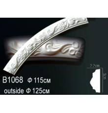 Молдинг на арку полиуретановый Perfect B1068