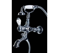 Смеситель для ванны с душевым комплектом Boheme Crystal однорычажный хром 263-CRST