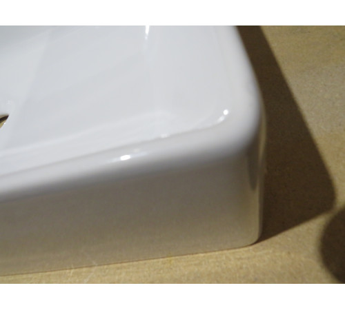 Раковина накладная GSI Kube X 370х600 мм белый глянцевый 945311_УЦ/3