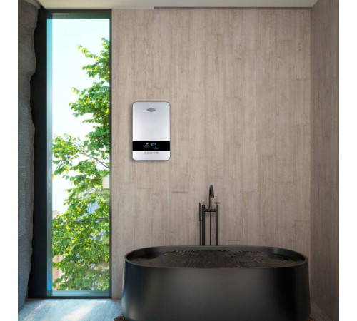 Водонагреватель электрический проточный PrimoClima AQUA 8.5 кВт серебристый PC AQUA 8.5 (S)