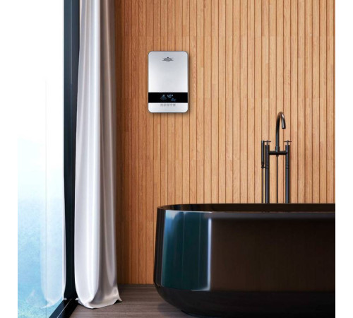 Водонагреватель электрический проточный PrimoClima AQUA 8.5 кВт серебристый PC AQUA 8.5 (S)