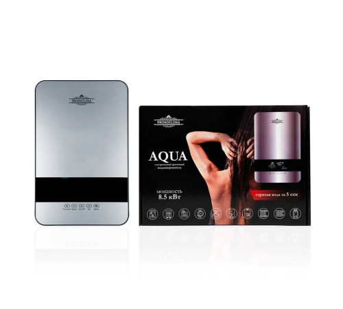 Водонагреватель электрический проточный PrimoClima AQUA 8.5 кВт серебристый PC AQUA 8.5 (S)