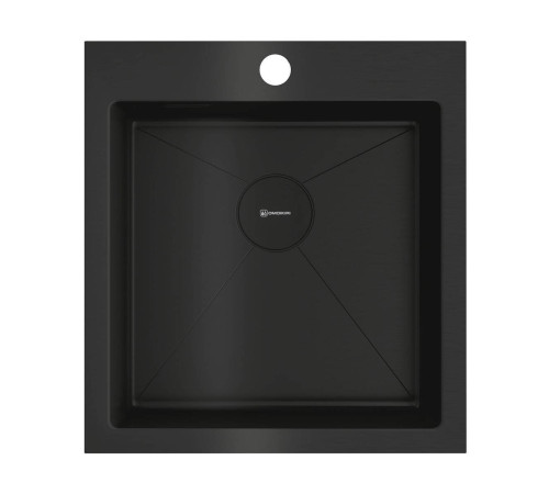 Кухонная мойка Omoikiri Akisame 46-GB нержавеющая сталь 46x51 см графит 4997012