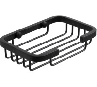 Мыльница подвесная Allen Brau Priority 14x9.5x3 см черный матовый 6.31016-31