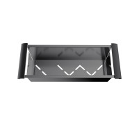 Коландер Omoikiri CO-04-GM нержавеющая сталь цвет вороненая сталь 4999057