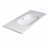 Раковина мебельная Armadi Art Vallessi 121х46х17 см белая 838-120-W
