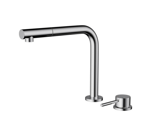 Смеситель для кухни Omoikiri Nara 2 Plus-S-C с выдвижным изливом и подключением фильтра хром 4994367