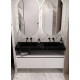 Раковина мебельная Armadi Art Flat 141х45.2х8 см прямоугольная nero 859-140-NM