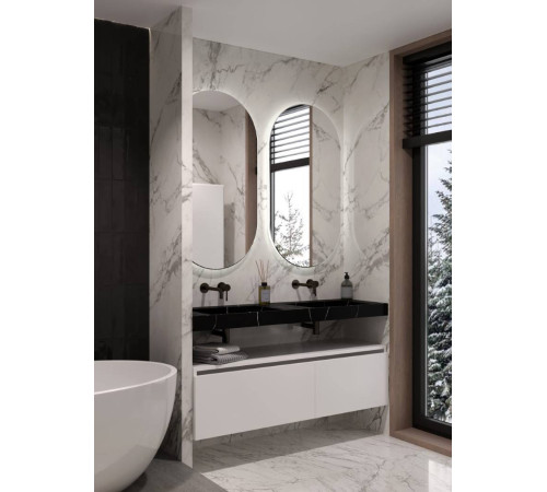 Раковина мебельная Armadi Art Flat 141х45.2х8 см прямоугольная nero 859-140-NM