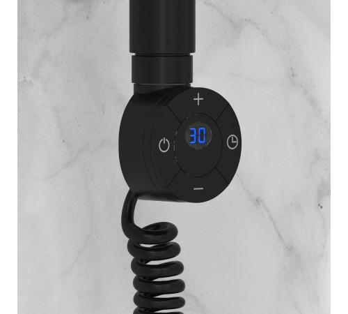 Полотенцесушитель электрический Стилье Формат 22 55.8x66.5 см черный 31522-6050