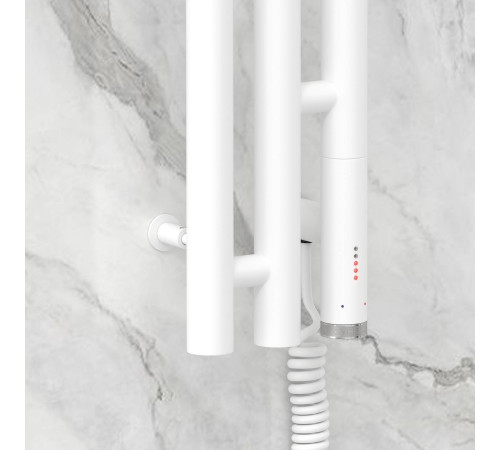 Полотенцесушитель электрический Сунержа Терция 3.0 138x1500 мм правый матовый белый 30-5845-1511