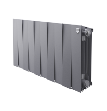 Биметаллический радиатор Royal Thermo PianoForte 300 Silver Satin 10 секций боковое подключение 1346073