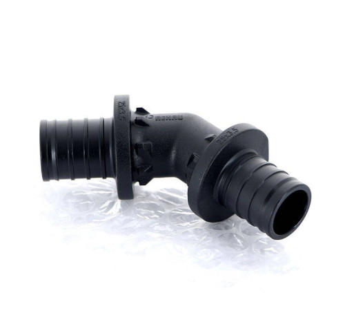 Угольник 45 градусов REHAU Rautitan PX надвижной полимерный 25 мм 160053