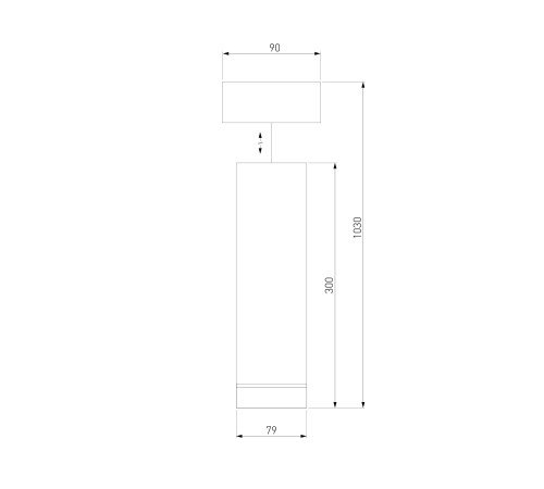Подвесной светодиодный светильник DLR023 12W 4200K