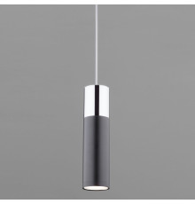 LED светильник подвесной в стиле лофт 50135/1 LED хром/черный
