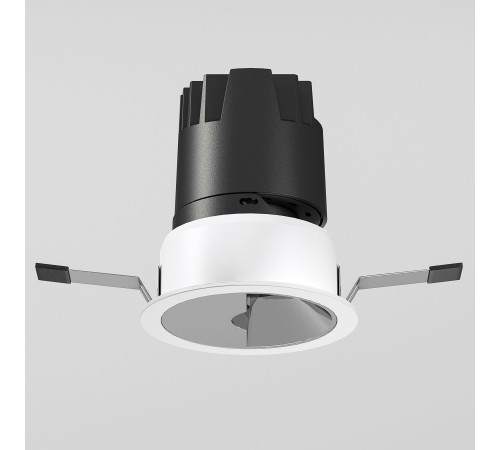 Точечный светодиодный светильник 10W 4000K белый/хром 25090/LED