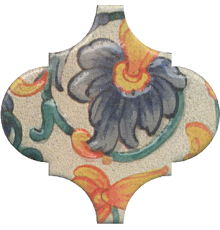 Декор Kerama Marazzi Арабески котто орнамент 6,5х6,5 см OP\A162\65000