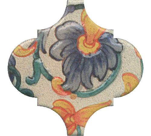 Декор Kerama Marazzi Арабески котто орнамент 6,5х6,5 см OP\A162\65000