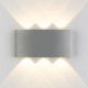 Пылевлагозащищенный светодиодный светильник Twinky Trio серый IP54 1551 Techno LED серый