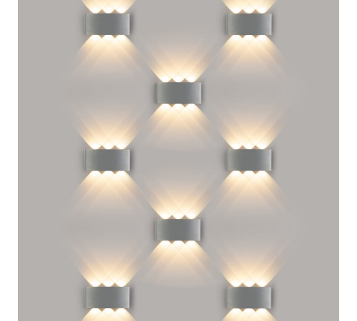 Пылевлагозащищенный светодиодный светильник Twinky Trio серый IP54 1551 Techno LED серый