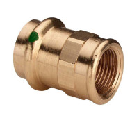 Муфта переходная пресс-В Viega Sanpress бронза 18х3/4 294519