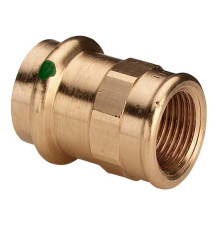 Муфта переходная пресс-В Viega Sanpress бронза 18х3/4 294519