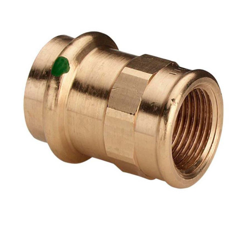 Муфта переходная пресс-В Viega Sanpress бронза 18х3/4 294519